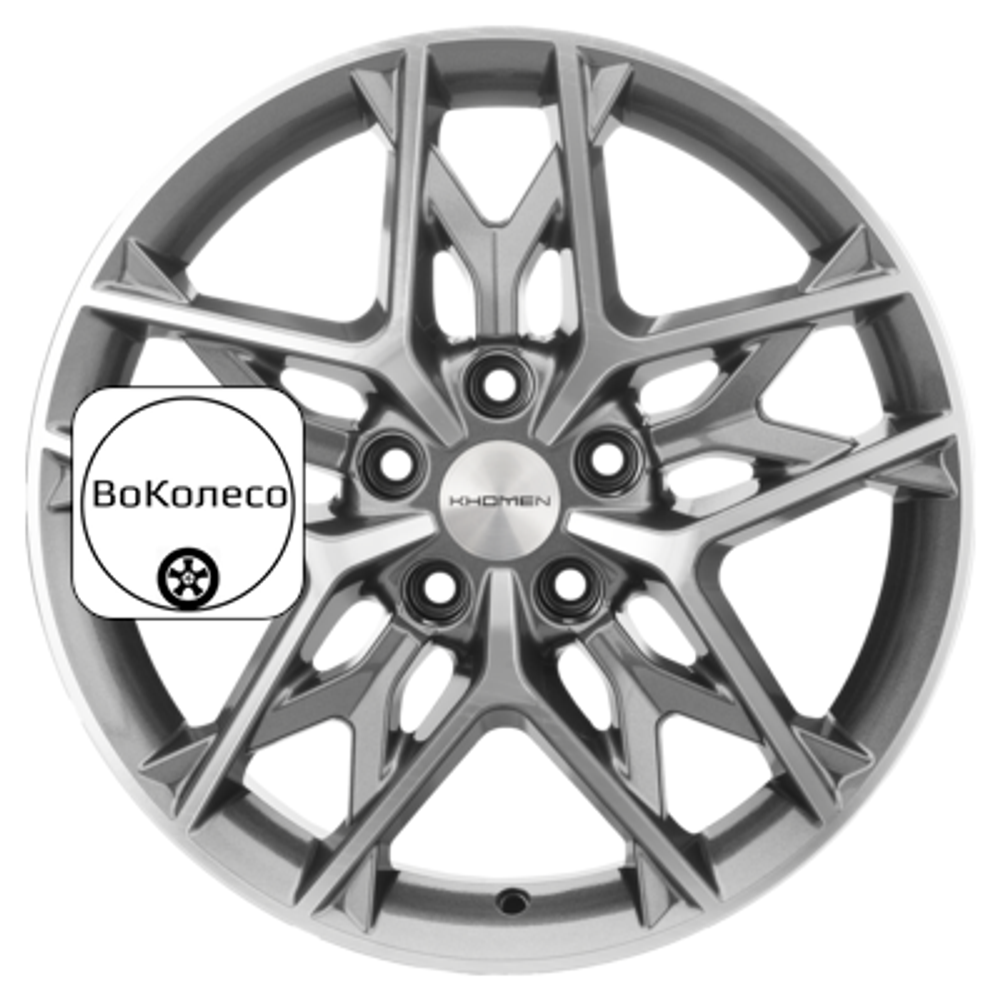 7x17/5x114,3 ET45 D60,1 KHW1709 (Changan/Geely/Lexus/Toyota) Gray-FP Khomen Wheels