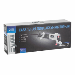 ЕАС 21 СП Сабельная пила аккумуляторная бесщеточная 21В, 2Ач+ЗУ булат