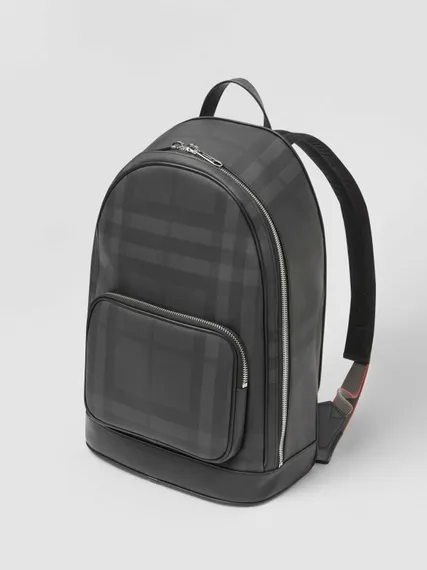 Рюкзак в клетку Burberry London Check серый