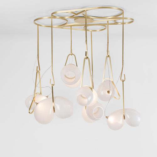 Подвесной дизайнерский светильник  CATCH CHANDELIER CS.07.02 by Lindsey Adelman