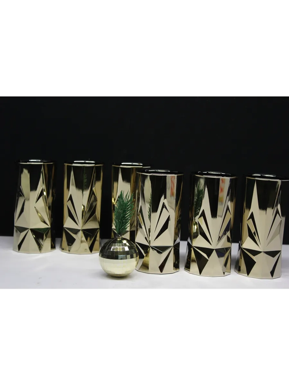 Набор высоких стаканов для напитков 6шт.