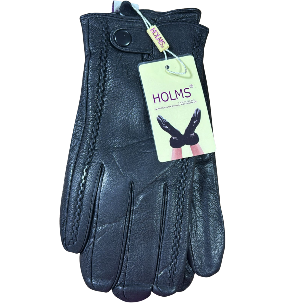 Перчатки мужские кожаные Holms