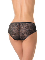 Женские кружевные трусики-слипы (Размер: S) (Цвет: черный)