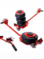 Домкрат подкатной пневматический 5т(8-12bar, h min 150мм, h max 400мм), 3 подушки