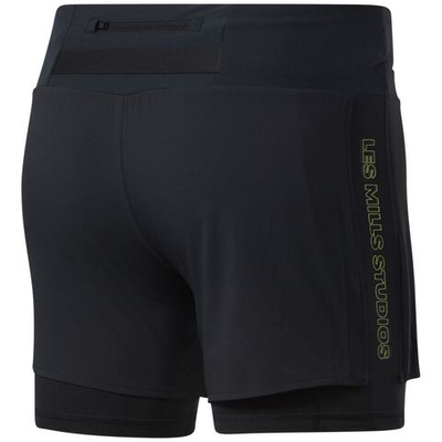 Мужские теннисные шорты Reebok Les Mills Epic 2in1 Shorts M - black