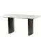 Обеденный стол Geometry 160х80 см, белая керамика