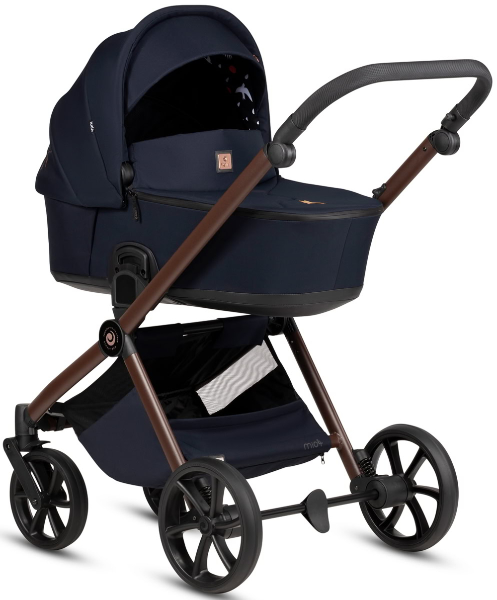 Детская коляска Tutis Mio 3 Plus Limited New 3 в 1 с автокреслом Beno Beige 1622015 Midnight Swallow