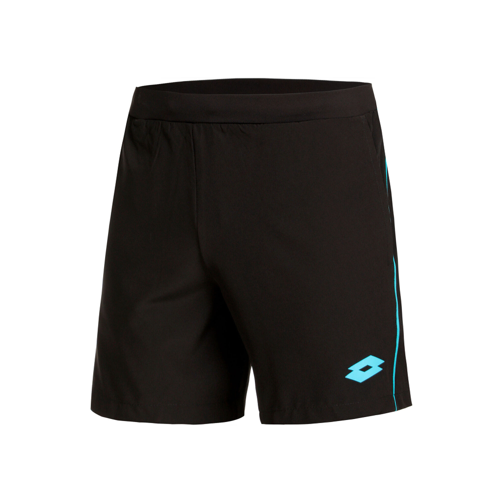 Мужские теннисные шорты Lotto Superrapida V Shorts Men - Black, Turquoise