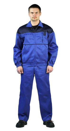 Костюм "Рейнир" полукомбинезон (василек/т.синий)