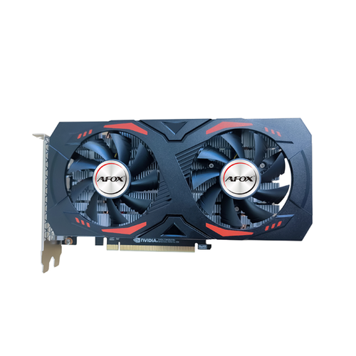 Видеокарта AFOX NVIDIA GeForce GTX1660Ti, 6Гб GDDR6, 192 бита, Retail, PCIe3.0, 2xFAN, 2-SLOT, 120Вт, HDMI, DVI, DP (AF1660TI-6144D6H4)