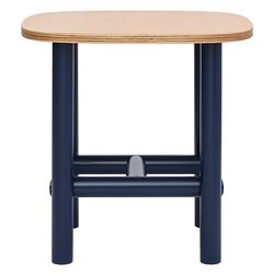 Столик Ottal, 44,5х44,5х45 см, бук, бежевый/синий