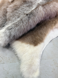 Шкура коврик меховой прикроватный овчина, 120х65 см.