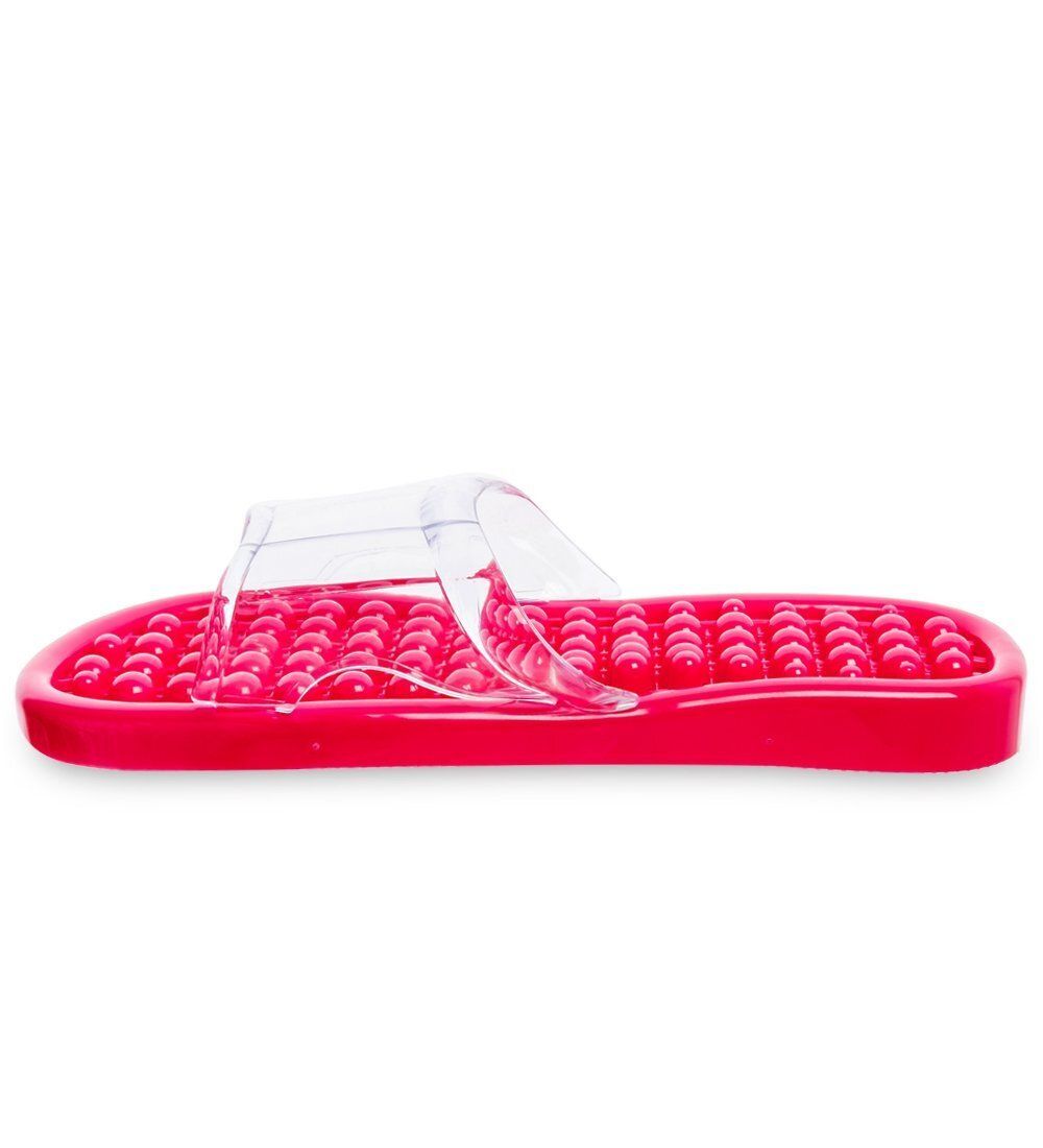 GAEM Home MSG-07/07-L Массажные тапочки красные, длина 27см