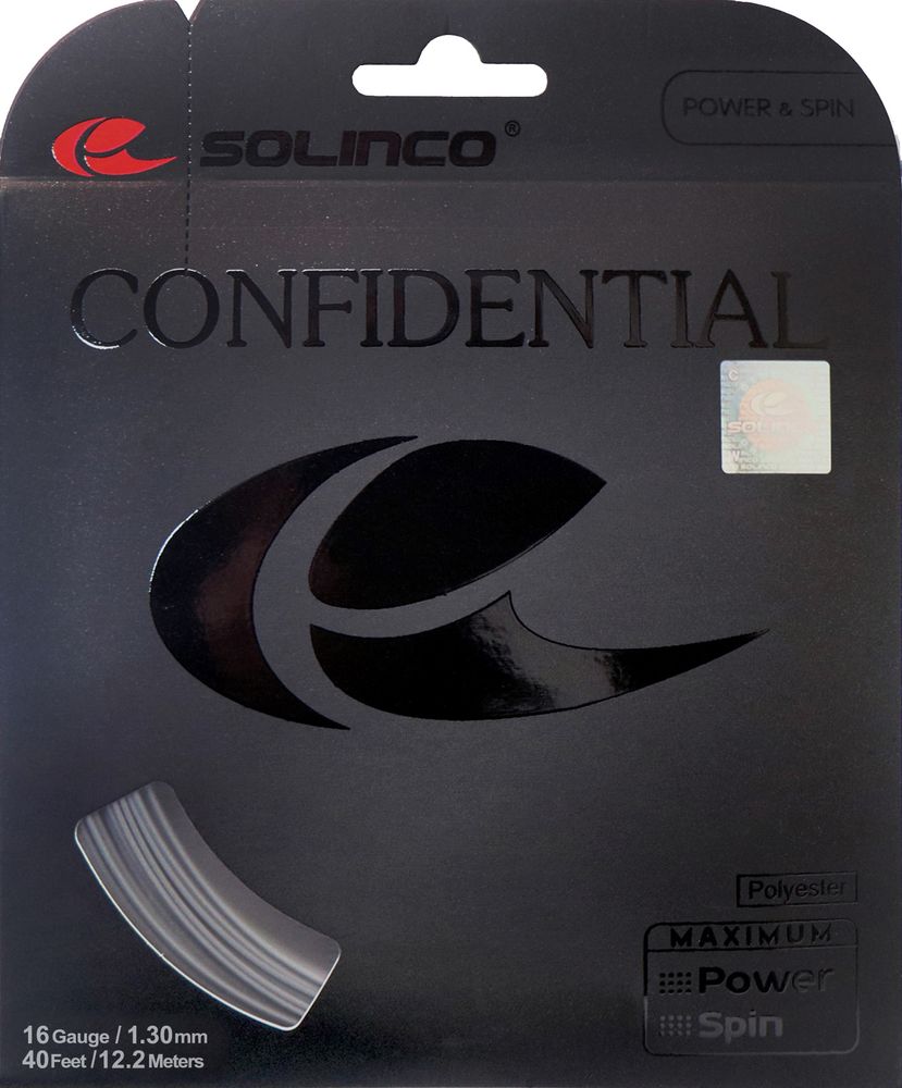 Теннисные струны Solinco Confidential (12 m) - grey