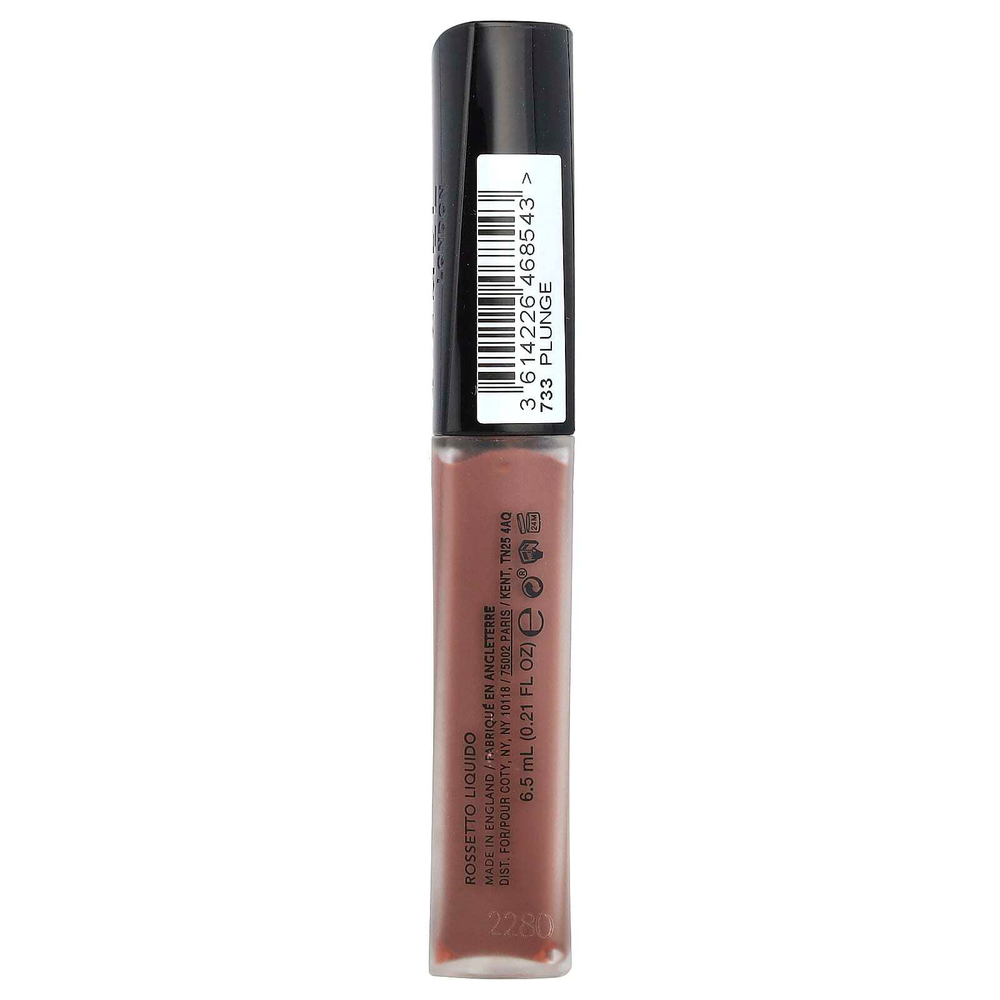 Rimmel London, Stay Matte, жидкая помада, 733 Plunge, 6,5 мл (0,21 жидк. унц.)