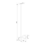 Светильник настенный светодиодный Fine LED 4000К 40132/LED латунь