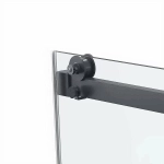 Душевой уголок Vincea Como Soft VSR-1CS1013CLGM 130x100 стекло прозрачное/профиль вороненая сталь