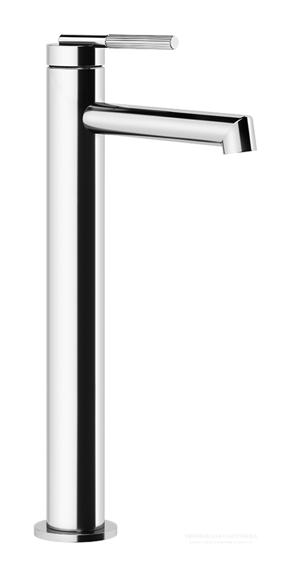 Смеситель для раковины Gessi Ingranaggio, высокий, с коротким изливом, без донного клапана, цвет Chrome