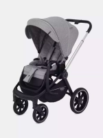 Коляска детская MOWBaby "ZOOM"PU (2в1) RA086 Silver Beige