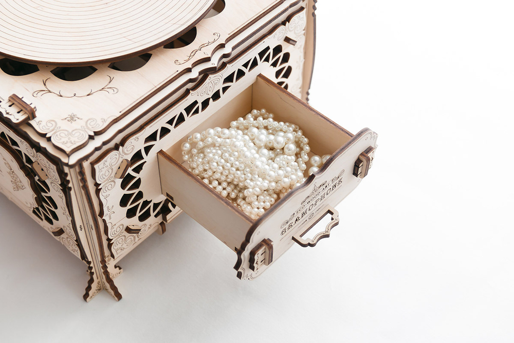 Конструктор деревянный 3D EWA Граммофон