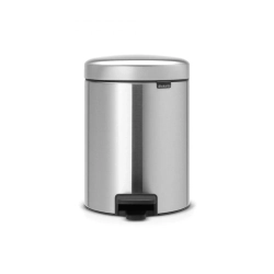 Brabantia - Контейнер для мусора NewIcon 5л, матовая сталь / артикул   112102  / GTIN 8710755112102