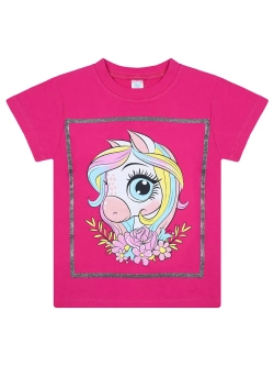 Футболка для садика и школы.девочка.набор 3 шт