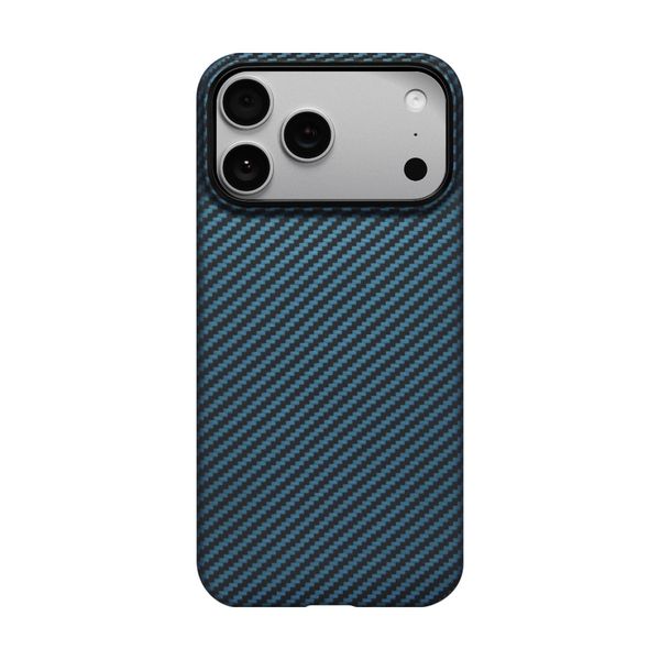 Чехол Pitaka Edge Case для iPhone 17 Pro, Синий | Black/Blue