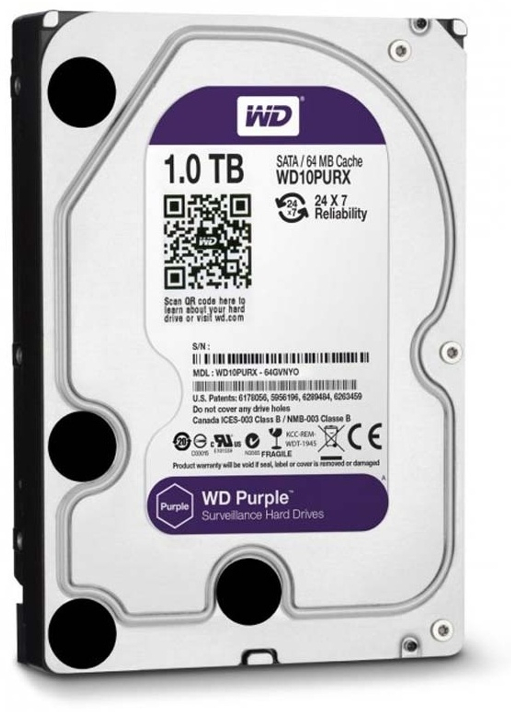 HDD Western Digital WD10PURX 1000 Гб