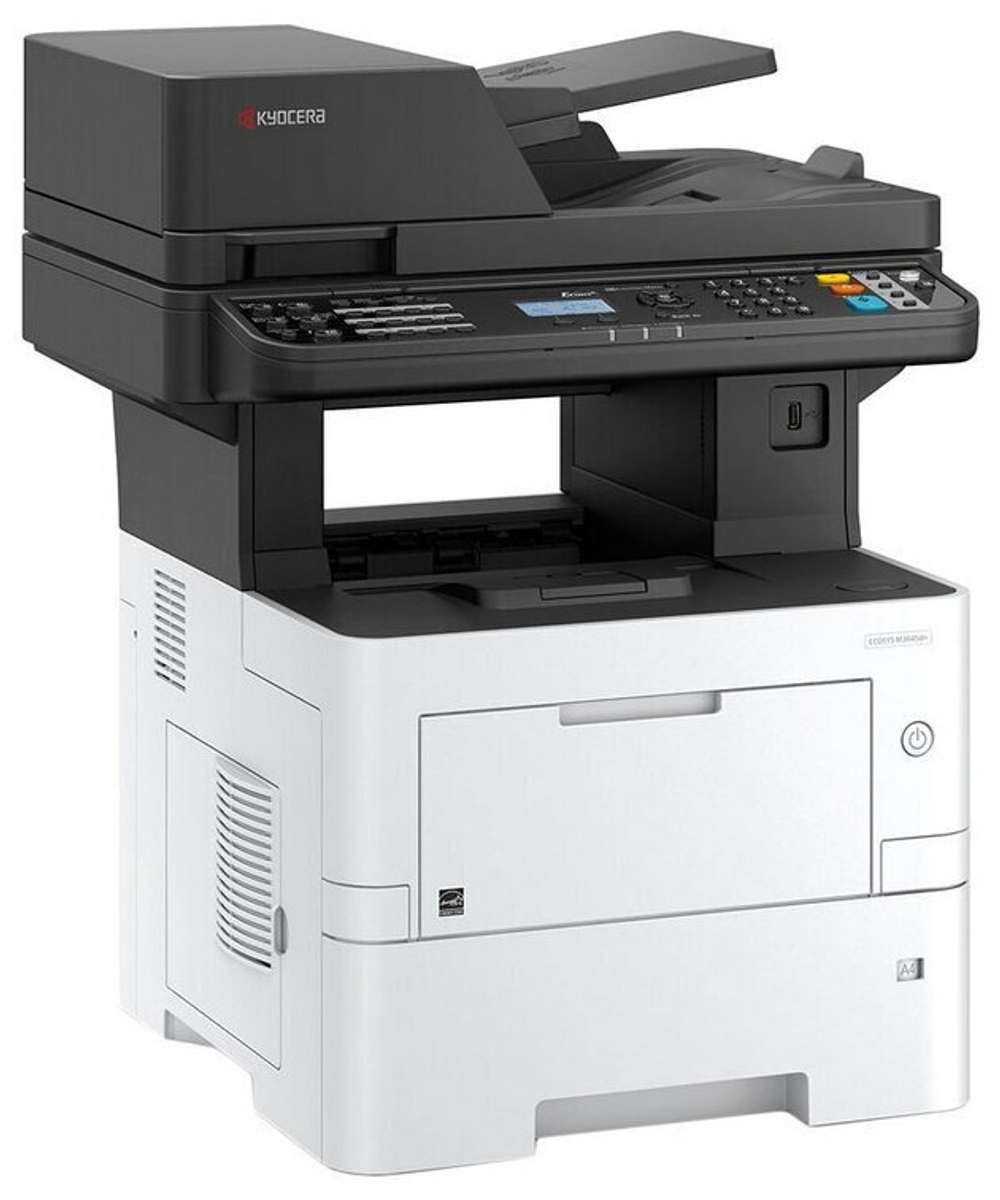 МФУ лазерное KYOCERA ECOSYS M3645dn, ч/б, A4, белый/черный