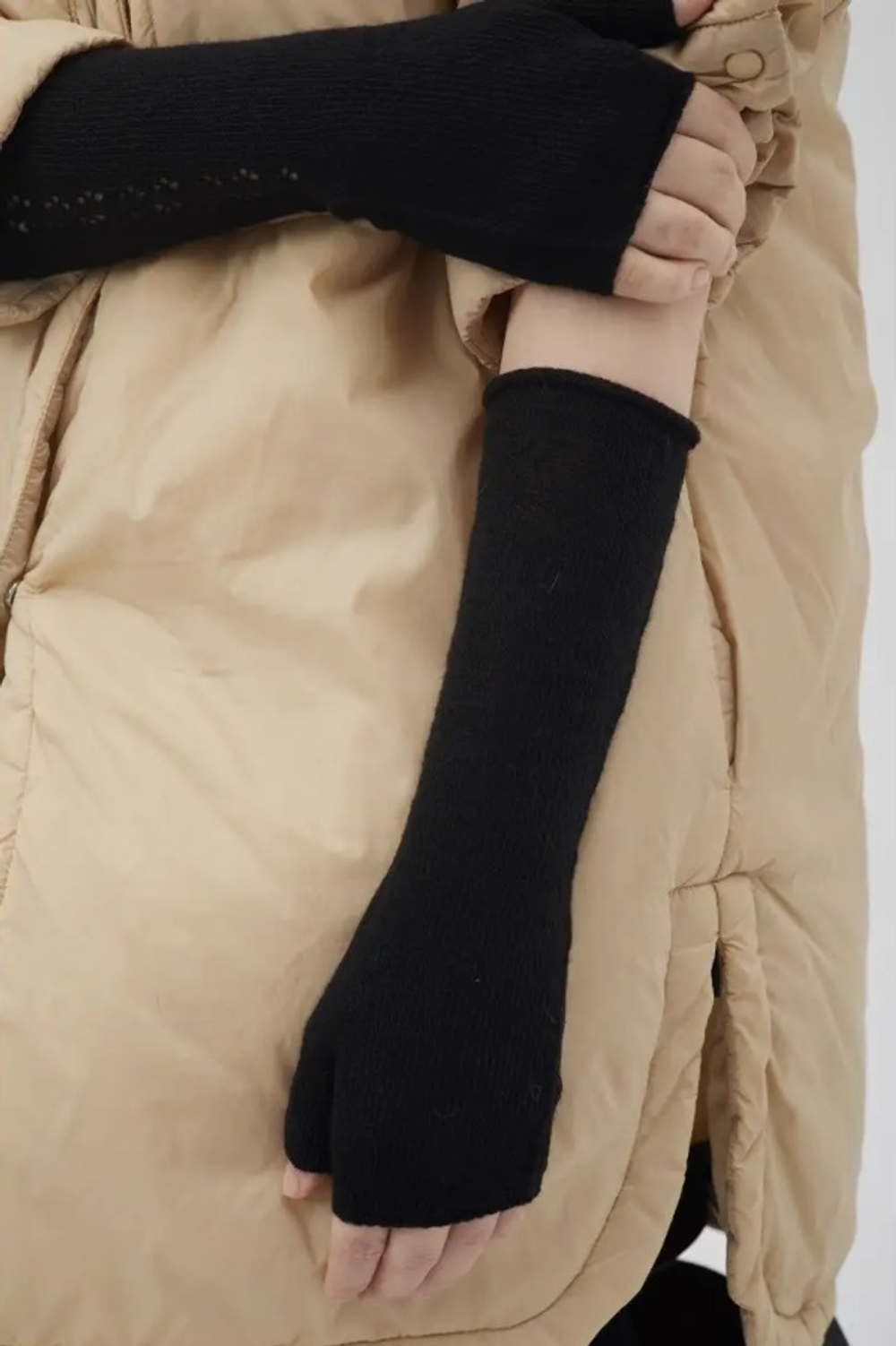 Митенки женские М701-07 черный