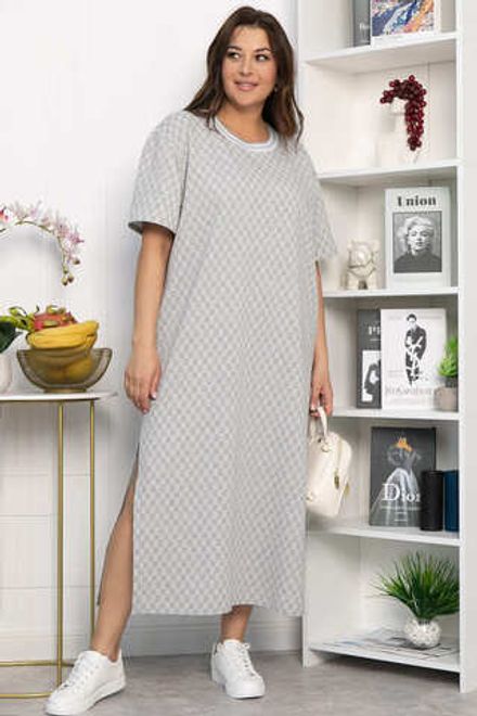 Платье Ривьера (серое) П13866-1М LT Collection
