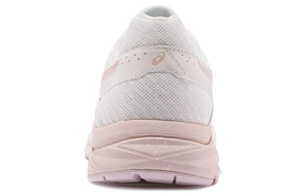 Asics Gel-Contend 4 comfortable and fresh fabric, synthetic leather, non-slip, wear-resistant, shock-absorbing, breathable, rebound, low-cut casual running shoes, women's white powder