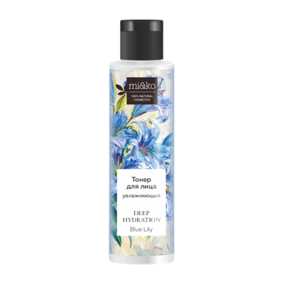 Увлажняющий тонер Deep Hydration toner Blue Lily 110мл, Mi&Ko