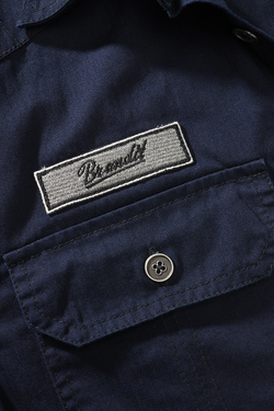 Brandit LUIS VINTAGE SHIRT LONG SLEEVE navy