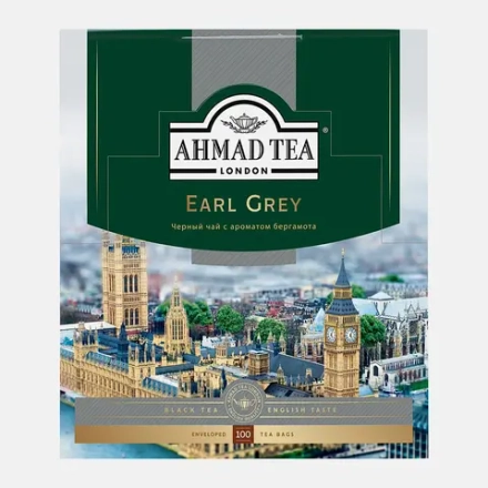 Чай черный Ahmad Tea Earl Grey 100пак