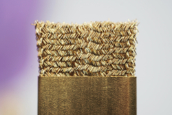 Щеточка для очистки фрез (латунь плоская) золотая