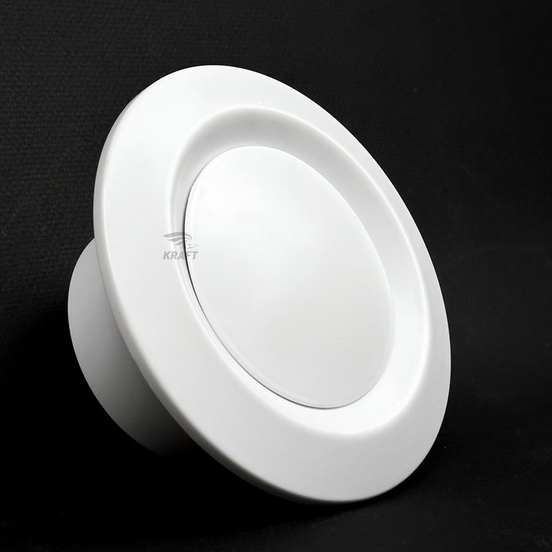 Анемостат вентиляционный 100 мм универсальный из ABS пластика