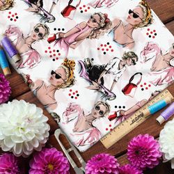 Ткань поплин фотографии стильной модели