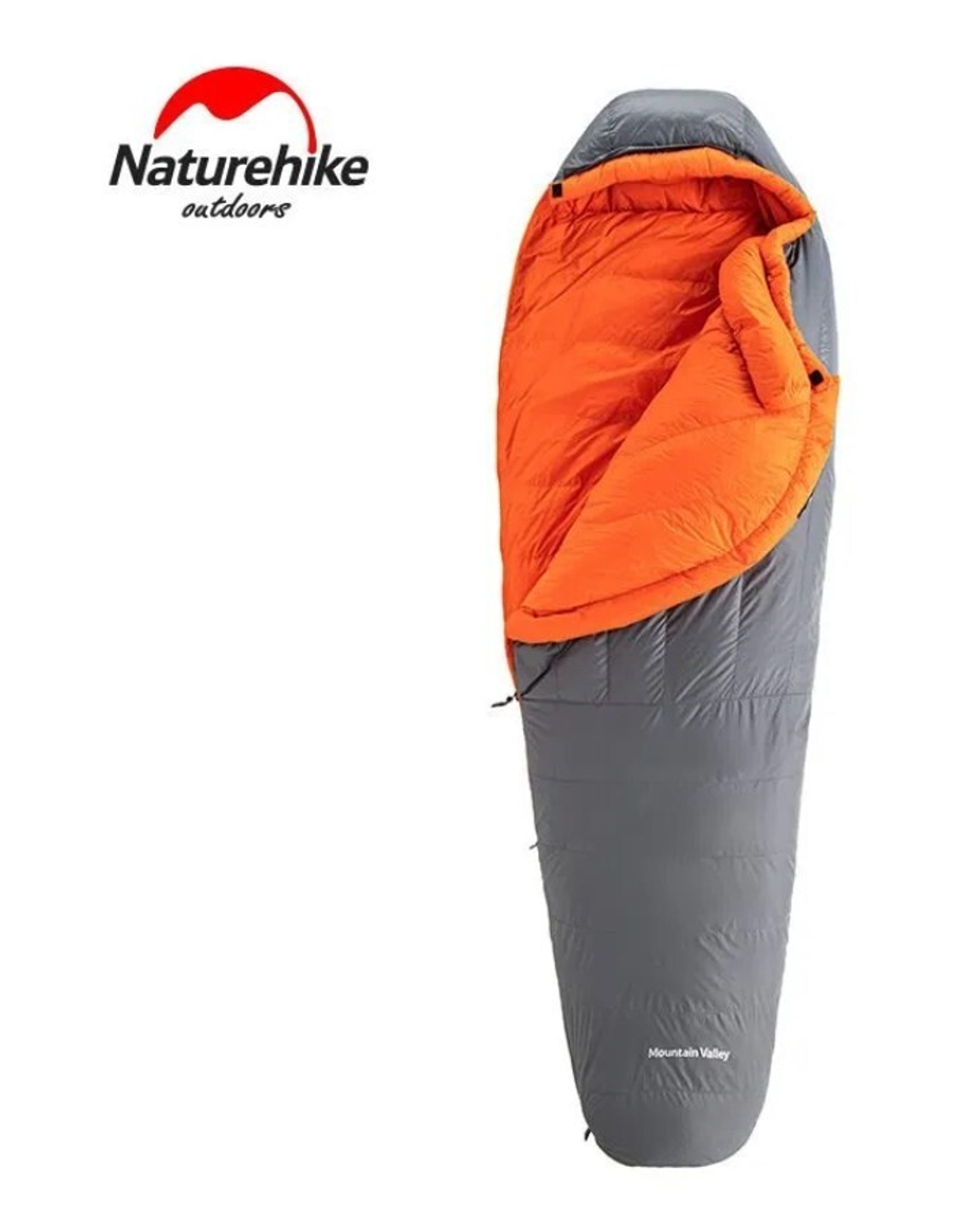 Мешок спальный Naturehike 2019 ULG, 210х80 см, (правый) (ТК: -15C), серый