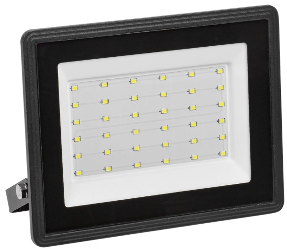 Прожектор светодиодный IEK СДО 06-50 черный IP65 6500 К (577370)