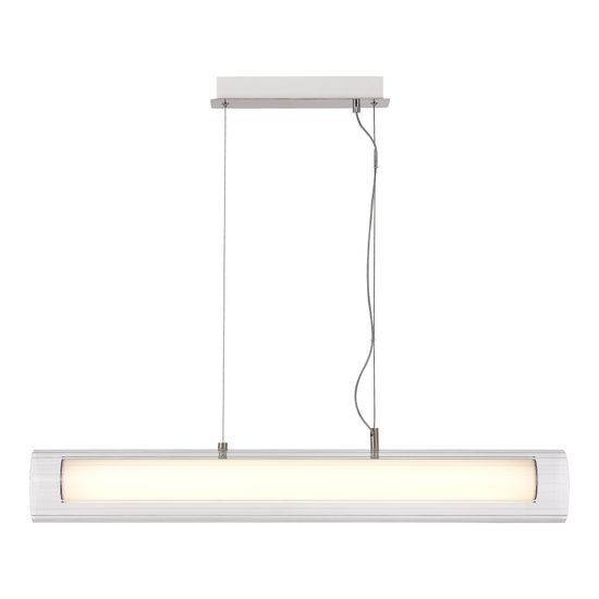SL2010.103.01 Светильник подвесной ST-Luce Никель/Белый, Прозрачный LED 1*33W 3000K/4000K ENFYS