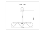 Подвесной светодиодный светильник Moderli V4083-PL True