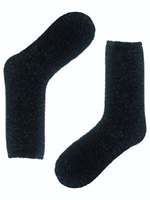 Плюшевые женские носки Soft (Размер: 25) (Цвет: черный)