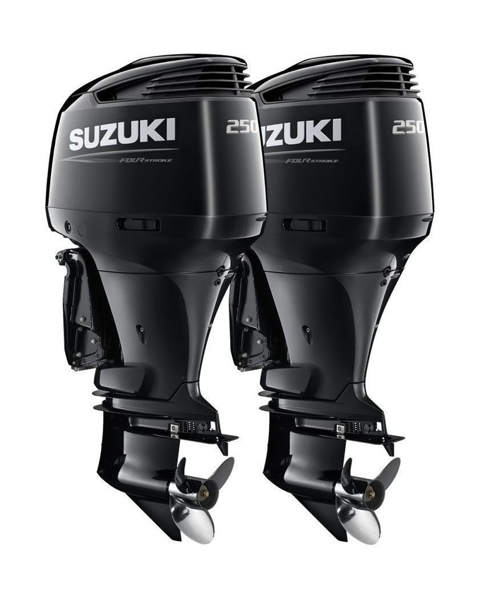 Спарка из 2 моторов Suzuki DF250APX, черные