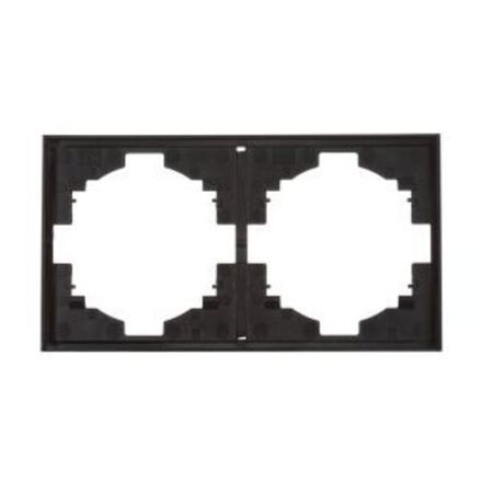 Рамка STRONG 2-постовая антрацит KRANZ