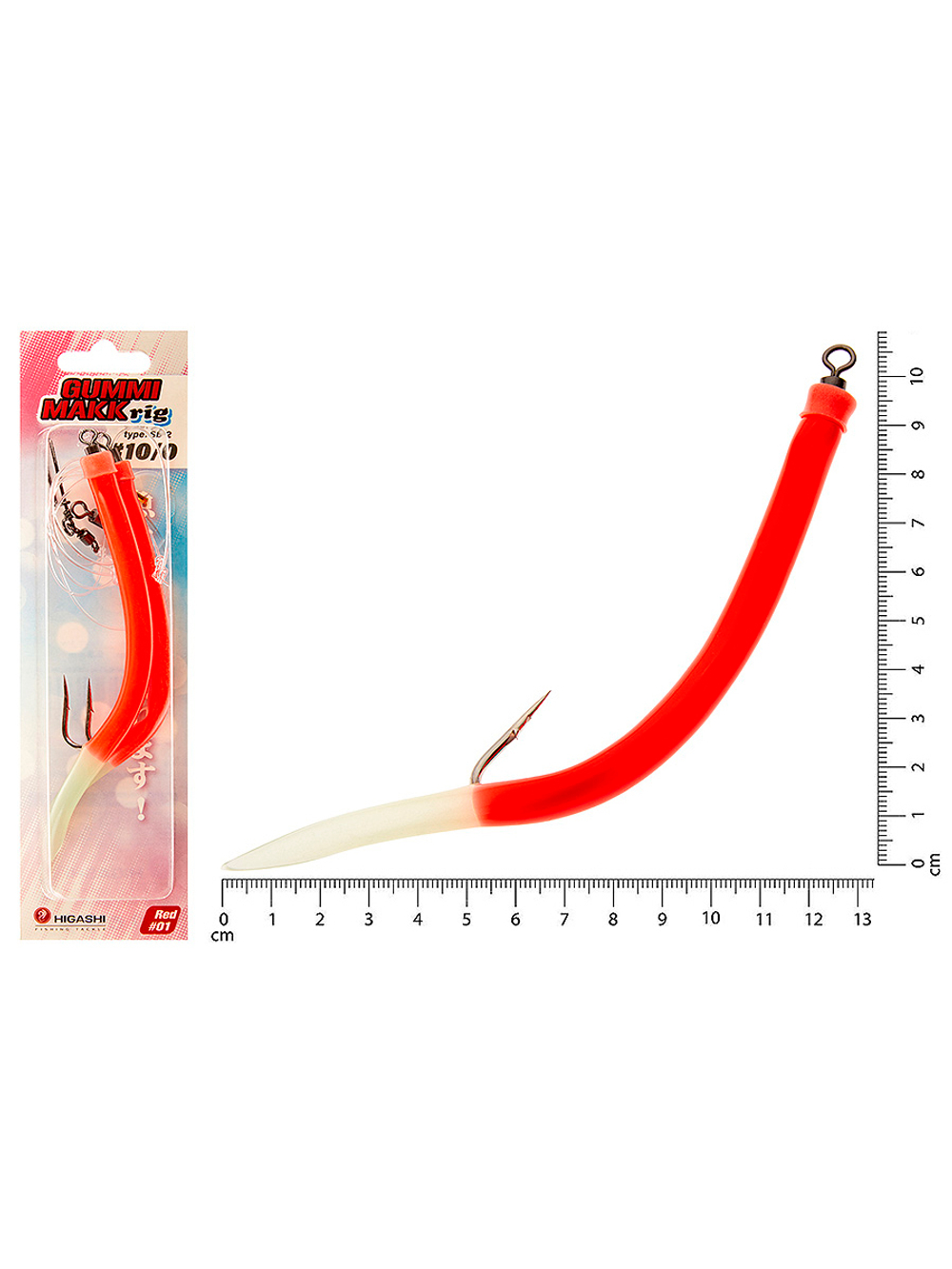 Оснастка HIGASHI Gummi Makk rig SB2 #06 Pink #10-0