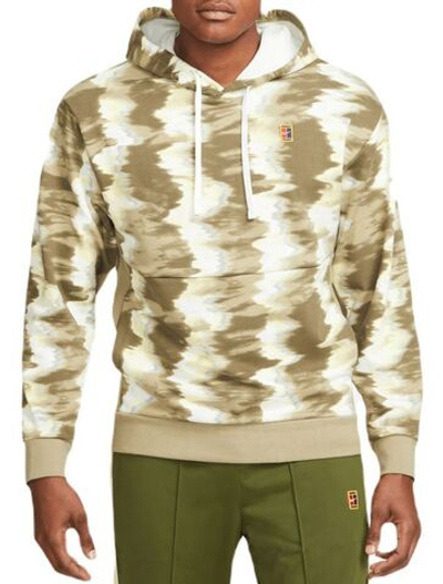 Куртка теннисная Nike Court Fleece Tennis Hoodie - Green