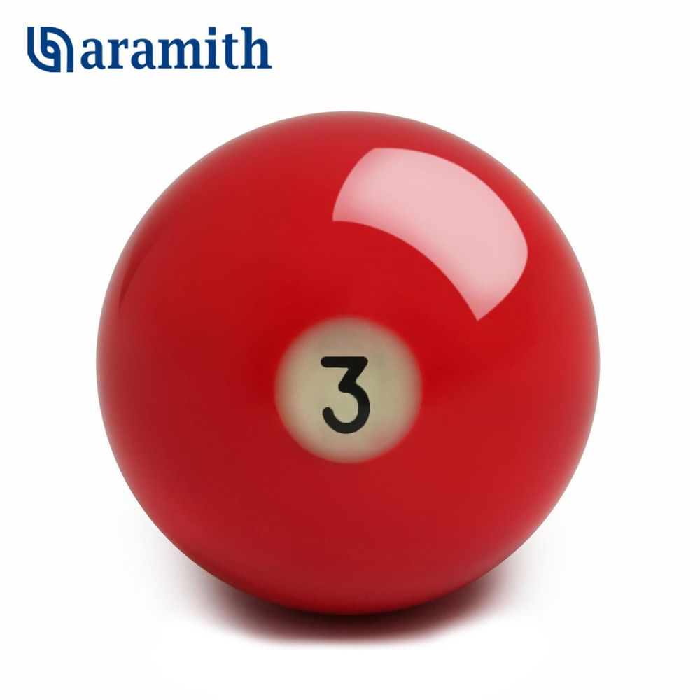 Шар Aramith Premier Pyramid №3 ø68мм красный