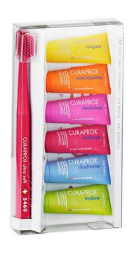 Набор Curaprox BE YOU Mix Set (Зубная щетка 5460 Ultrasoft и 6 паст)