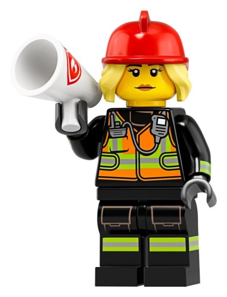 Минифигурка LEGO     71025 - 8 Пожарный